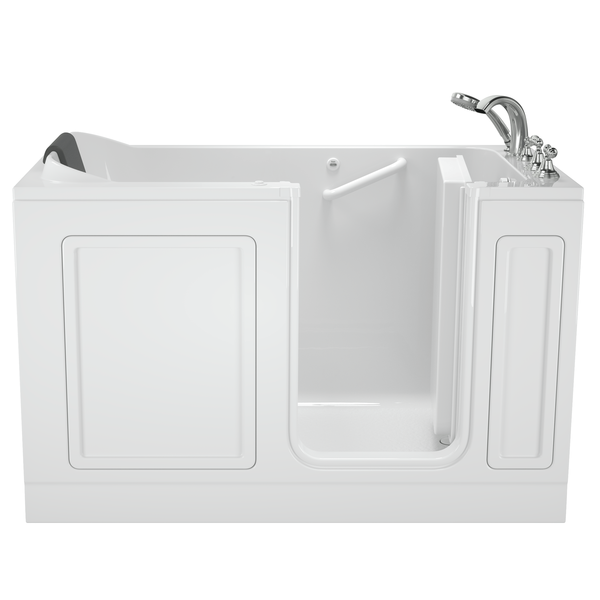 Acrylic Luxury Series 32 x 60 -Inch Walk-in Tub With Air Spa System - Right-Hand Drain With Faucet